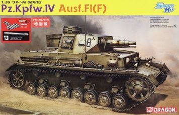 Збірна модель 1/35 Pz.Kpfw.IV Ausf.F1(F), з Magic Tracks, Dragon 6315