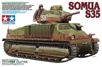 Збірна модель 1/35 Somua S35 французький кавалерійський танк, Tamiya 35344
