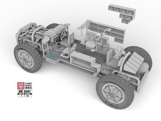 Набір деталювання 1/35 інтер&rsquo;єр для Autoblinda AB40 / AB41 / AB43, LANMO Model NM3501
