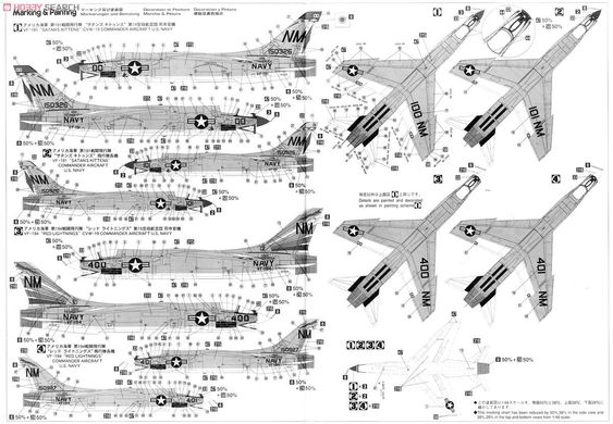 Збірна модель 1/48 F-8E Crusader, Hasegawa 07225