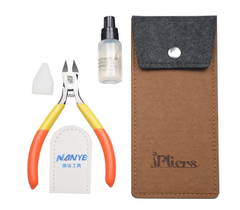 Кусачки для пластику з односторонньою заточкою Nanye iPliers, з чохлами та засобом для догляду