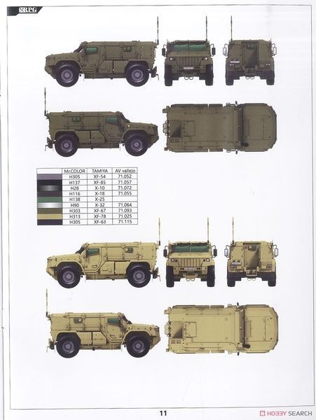 Збірна модель 1/35 Набір з двох броньованих машин КАМАЗ K-4386 Тайфун-ВДВ (2 моделі в 1 наборі), RPG-Model 35019