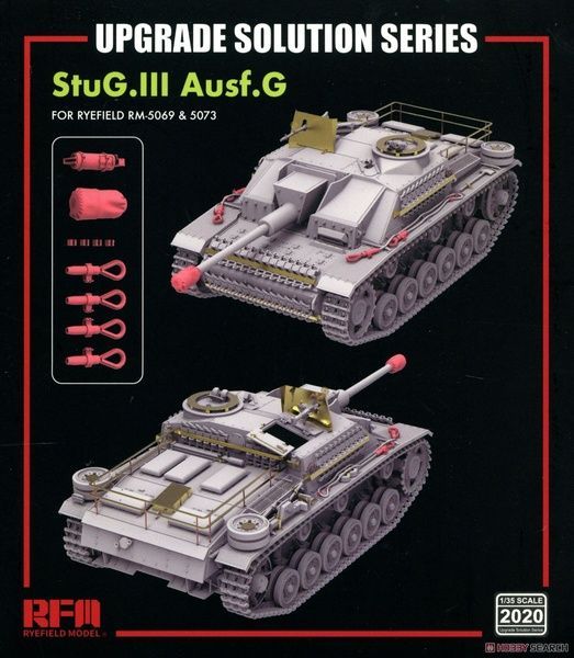 Збірна модель 1/35 StuG.III Ausf.G з повним інтер'єром + набір апгрейду, RFM RM-5073