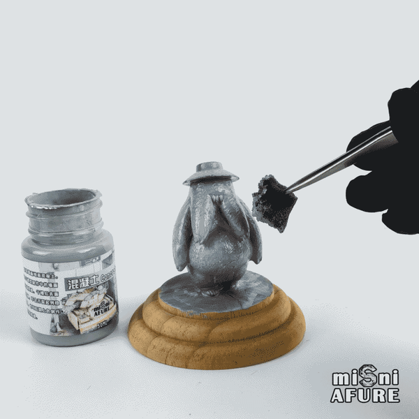 Текстурна фарба з ефектом бетону (Concrete Texture Paint), 50 мл, Mini Afure