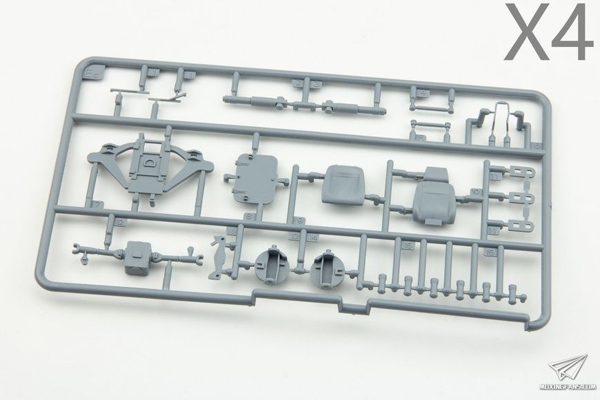 Збірна модель 1/35 Набір з двох броньованих машин КАМАЗ K-4386 Тайфун-ВДВ (2 моделі в 1 наборі), RPG-Model 35019
