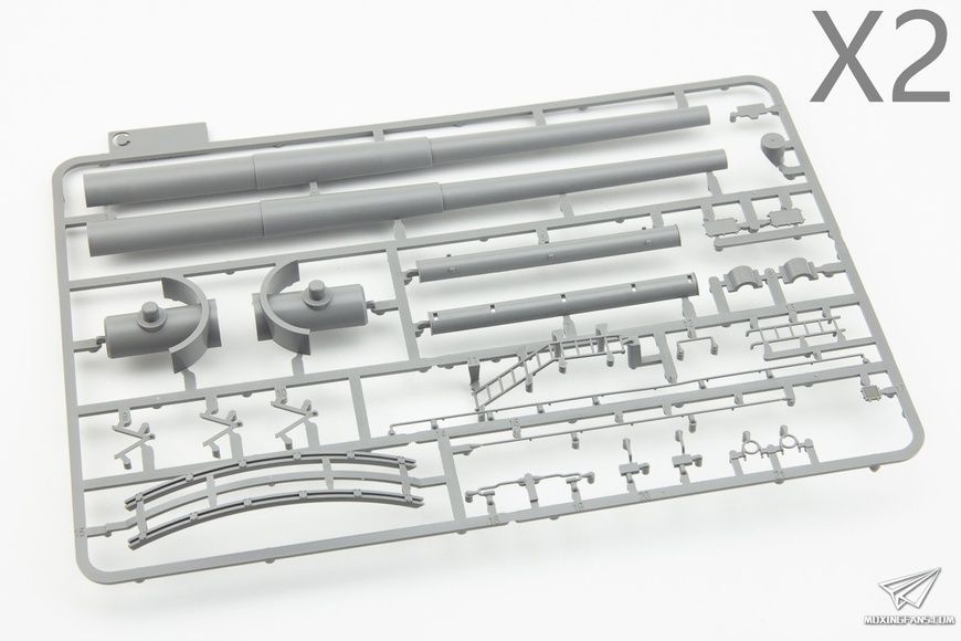 Збірна модель 1/72 Башта "B" (&lsquo;Bruno&rsquo;) лінкора Bismark з двома гарматами 38 см SK C/34, Takom 5012