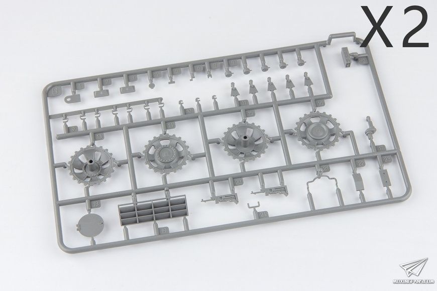 Збірна модель 1/35 Sd.Kfz.164 Nashorn з фігурами та металевим стволом, Border Model BT-024