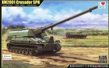 Збірна модель 1/35 XM2001 Crusader дослідна 155-мм самохідна гаубиця, I Love Kit 63546