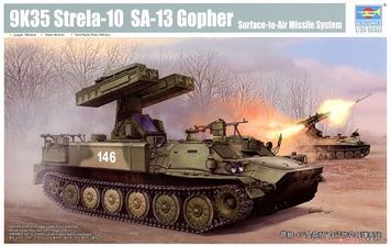 Збірна модель 1/35 9K35 Стріла-10 самохідний ЗРК, Trumpeter 05554