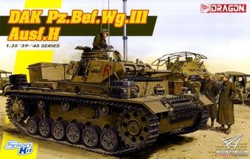 Збірна модель 1/35 Pz.Bef.Wg III Ausf.H, з Magic Track, Dragon 6901