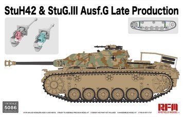 Збірна модель 1/35 StuH42 / StuG.III Ausf.G пізніх випусків (2 in 1), RFM RM-5086