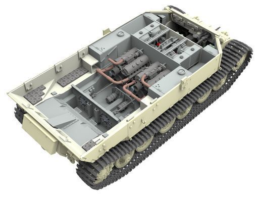 Збірна модель 1/35 Elefant (Sd.Kfz.184) з повним інтер'єром та циммеритом, Amusing Hobby 35A033