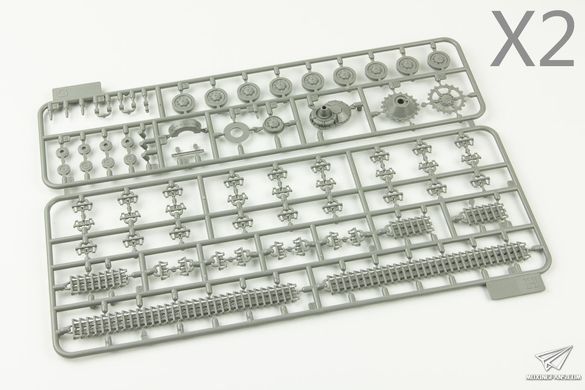Збірна модель 1/35 Pz.Kpfw.IV Ausf.F1 Vorpanzer & Schurzen (3 в 1), Border Model BT-003