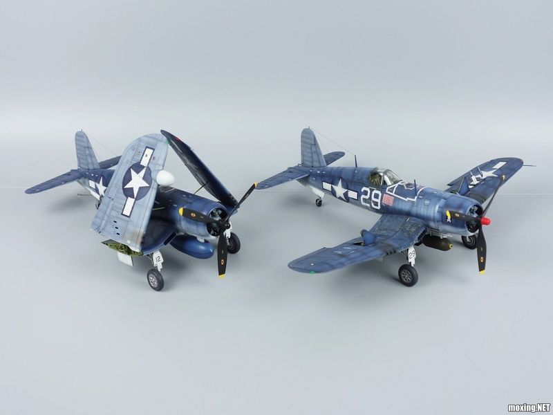 Збірна модель 1/48 Vought F4U-1A/2 Corsair винищувач (2 моделі в наборі), Magic Factory 5001