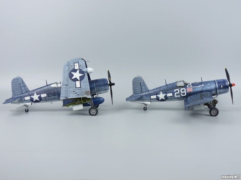 Збірна модель 1/48 Vought F4U-1A/2 Corsair винищувач (2 моделі в наборі), Magic Factory 5001