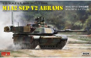 Збірна модель 1/35 M1A2 SEP v2 Abrams основний бойовий танк США, RFM RM-5029