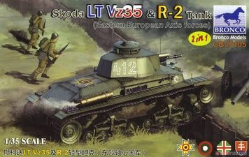 Збірна модель 1/35 &Scaron;koda-CKD LT vz. 35 / R-2 (2 в 1), Bronco CB35105