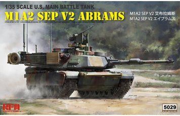 Збірна модель 1/35 M1A2 SEP v2 Abrams основний бойовий танк США, RFM RM-5029