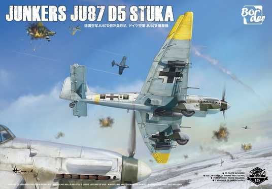 Збірна модель 1/35 Junkers Ju-87 D5 Stuka, Border Model BF-012
