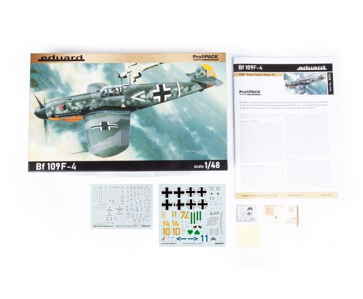Збірна модель 1/48 Bf 109F-4 (ProfiPACK), Eduard 82114