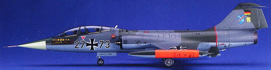 Збірна модель 1/48 TF-104G Starfighter [Luftwaffe/Italian Air Force Trainer], Hasegawa 07240