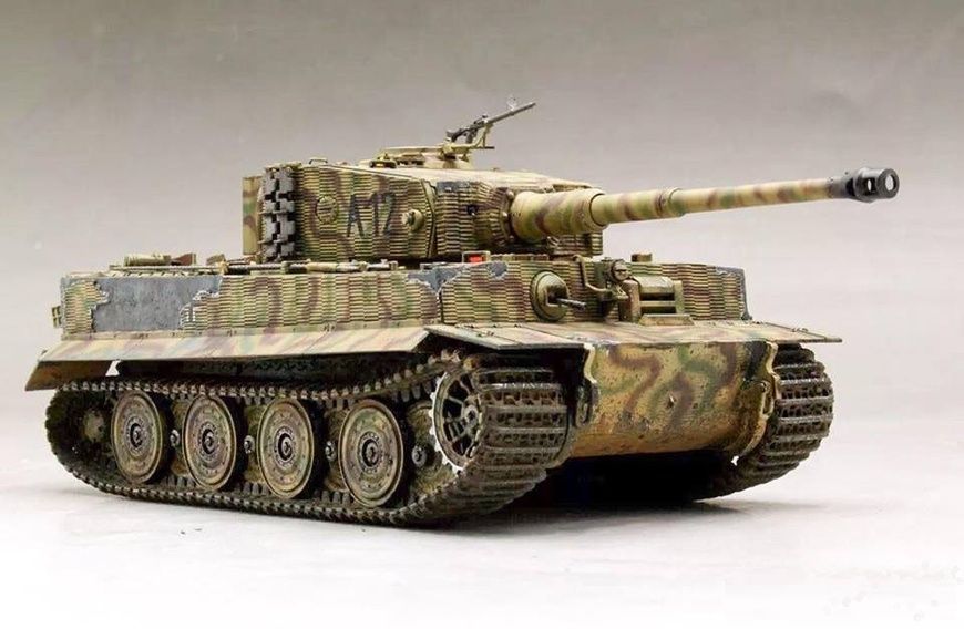 Збірна модель 1/35 Pz.Kpfw.VI Ausf.E Tiger I пізніх випусків з циммеритом, Trumpeter 09540