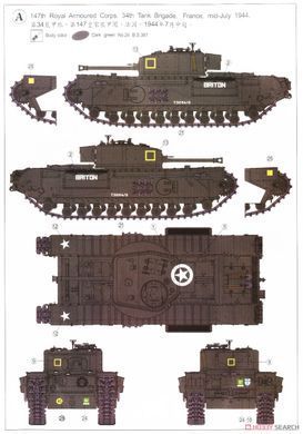 Збірна модель 1/35 Churchill Mk.VII британський важкий піхотний танк, AFV Club AF35324