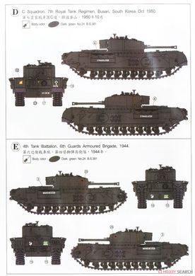 Збірна модель 1/35 Churchill Mk.VII британський важкий піхотний танк, AFV Club AF35324