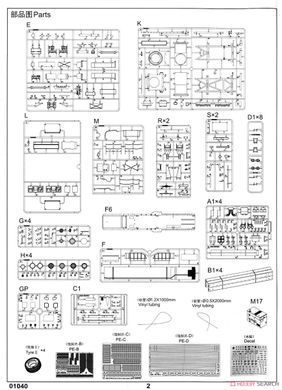 Збірна модель 1/35 Пускова установка M901 із ЗРК MIM-104F Patriot PAC-3, Trumpeter 01040