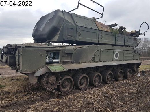 Збірна модель 1/35 ЗРК 9K37M2 Бук-M2 з металевими траками, Panda PH35034