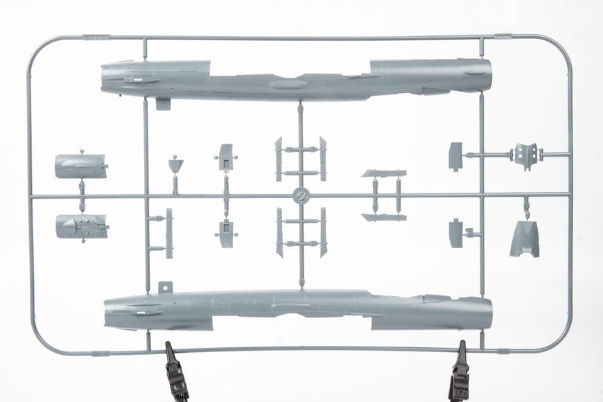 Збірна модель 1/48 МіГ-21Р (ProfiPACK),  Eduard 8238 + трубки Піто Mini World A4848a