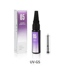 Клей прозорий фотополімерний (ультрафіолетовий) DSPIAE UV-GS (20 г) з ліхтариком