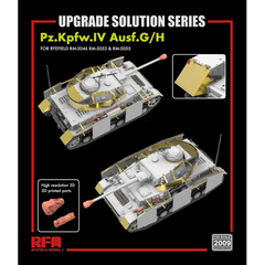 RFM RM-2009 1/35 Набір фототравлення та деталей з 3D друку для німецького танка Pz.Kpfw.IV G/H (для RFM RM-5053/RM-5055)