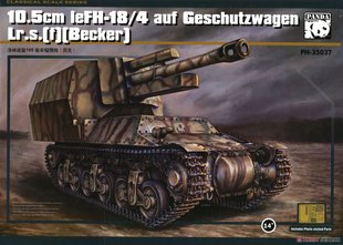 Збірна модель 1/35 10,5 cm LeFH - 18/4 auf Geschutzwagen Lr.S.(f)(Becker) з металевими траками, Panda PH35037