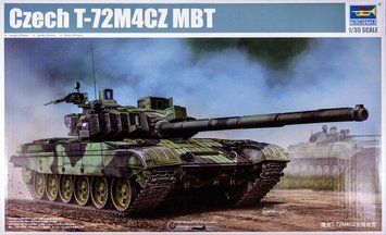 Збірна модель 1/35 Т-72M4CZ чеський основний бойовий танк, Trumpeter 05595
