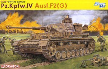 Збірна модель 1/35 Pz.Kpfw.IV Ausf.F2(G), Dragon 6360