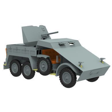 Збірна модель 1/35 САУ Krupp Protze Kfz.69 з 3.7cm Pak 36 (пізніх випусків), Bronco CB35132