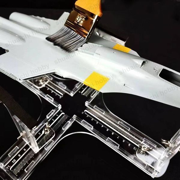 Підставка для збирання та фарбування авіамоделей 1/48 (велика), прозорий акрил, ZWZ-Model