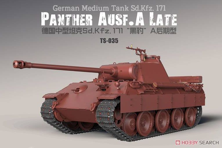 Збірна модель 1/35 Panther Ausf.A пізніх випусків, Meng TS-035