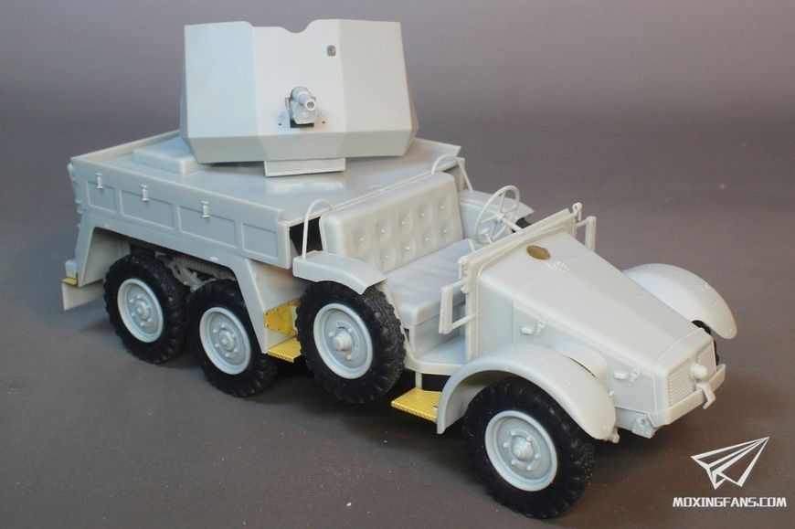 Збірна модель 1/35 САУ Krupp Protze Kfz.69 з 3.7cm Pak 36 (пізніх випусків), Bronco CB35132