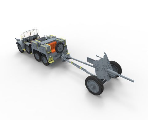 Збірна модель 1/35 Krupp Protze L2 H 143 Kfz.69 з 3,7 cm Pak 36 (рання версія), Bronco CB35133