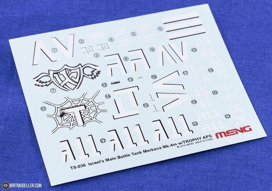 Збірна модель 1/35 Merkava Mk.4M з комплексом активного захисту TROPHY, Meng TS-036