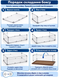 Акриловий бокс-вітрина для моделей 35 &times; 30 &times; 15 см, з основою з MDF