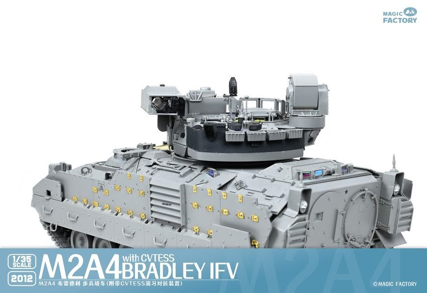 Збірна модель 1/35 M2A4 Bradley CVTESS американська БМП, Magic Factory 2012