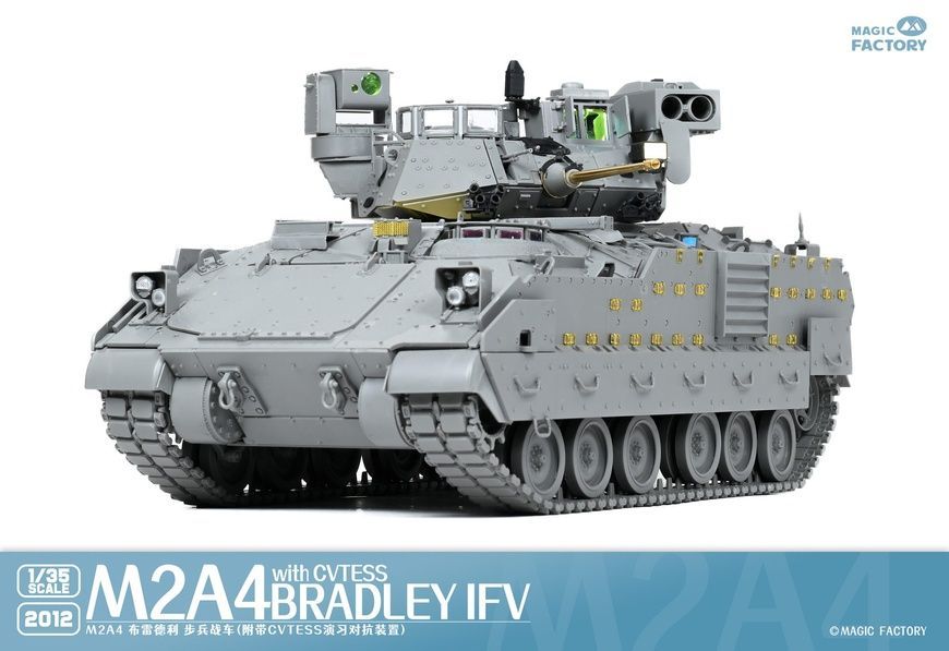 Збірна модель 1/35 M2A4 Bradley CVTESS американська БМП, Magic Factory 2012