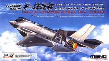 Збірна модель 1/48 Lockheed Martin F-35A Lightning II винищувач-бомбардувальник ПС Нідерландів, Meng LS-011