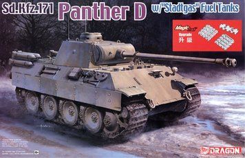 Збірна модель 1/35 Panther Ausf.D "Stadtgas" (Fahrschulpanzer V Panther), Dragon 6881