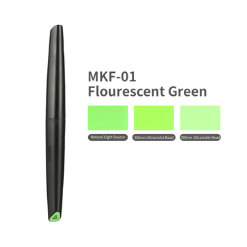 Маркер акриловий на водній основі - Флуоресцентний зелений (Fluorescent Green), DSPIAE MKF-01