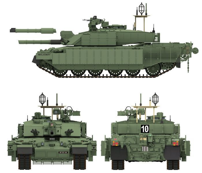 Збірна модель 1/35 Challenger 2 TES британський основний бойовий танк, RFM RM-5039