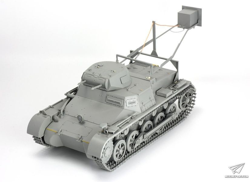 Збірна модель 1/16 Pz.Kpfw.I Ausf.B mit Abwurfvorrichtung, Takom 1012